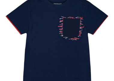 Kοντομάνικη μπλούζα με τύπωμα και τσέπη για αγόρι | ΜΑΡΕΝ - Energiers - 